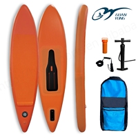 Planche de wingfoil gonflable GY GY-DW02 OEM Downwind 6'7" 6'6" hydrofoil orange légère en fibre de carbone