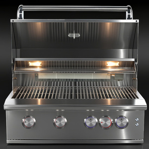 Heavy-Duty sang trọng cao cấp được xây dựng trong 2B 3B 4B 5B 6B SS Propane thép không gỉ ngoài trời nhà vườn sân sau <span class=keywords><strong>gas</strong></span> LPG ng BBQ nướng - Product Image 4