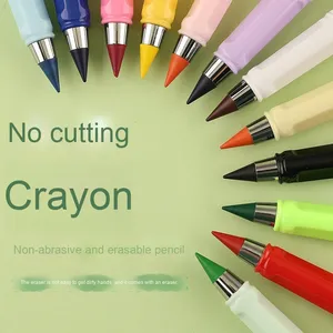 12 couleurs 2B HB ensemble de crayons de dessin sans encre éternel crayons de <span class=keywords><strong>couleur</strong></span> d'étudiant en plastique incassables avec sans affûtage nécessaire - Product Image 5