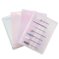 Boîte de rangement portable transparente pour 14 embouts de ponceuse à ongles – Vente en gros