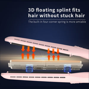 <span class=keywords><strong>Fer</strong></span> plat Portable professionnel SMET 480 degrés <span class=keywords><strong>fer</strong></span> à <span class=keywords><strong>lisser</strong></span> large titane avec Source d'alimentation électrique - Product Image 5