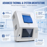 Machine de PCR quantitative fluorescente en temps réel de haute précision pour les laboratoires de diagnostic vétérinaire