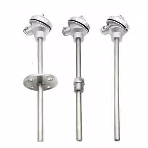 Kabel 50mm 150mm-50-+ 420 derajat pemeriksaan 3m 5m PT100 Sensor suhu Oven termokopel - Product Image 4