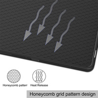 PU deri yumuşak silikon TPU geri kabuk ile kalemlik küresel sürüm Mi Tablet kapak için Xiaomi Pad 6 Pro 5G Redmi ped Se vaka