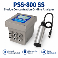 Analyseur de solides en suspension dans les eaux usées PSS800, capteur infrarouge TSS MLSS en ligne, RS485 Modbus