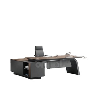 Lujo CEO <span class=keywords><strong>Manager</strong></span> Escritorio de oficina moderno para muebles de oficina Diseño en forma de L - Product Image 6