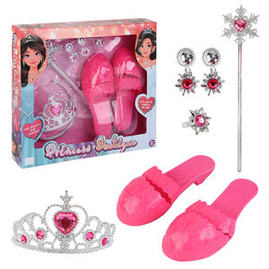 Set de Juguetes de Disfraces de Princesa, Tacones, Corona, Tiara, Anillo, Pendientes, Varita Mágica, Disfraz de Juego de Roles, Regalo para Niñas - Product Image 2