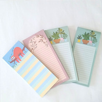 Offres Spéciales bloc-notes magnétiques bloc-notes promotionnel personnalisé sur le réfrigérateur bloc-notes liste de choses à faire épicerie