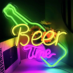 Tùy chỉnh bia dấu hiệu Đèn Neon <span class=keywords><strong>LED</strong></span> ánh sáng bia Bar Neon sign12v <span class=keywords><strong>Acrylic</strong></span> ngoài trời đường phố dấu hiệu quảng cáo cho bên câu lạc bộ đám cưới - Product Image 1