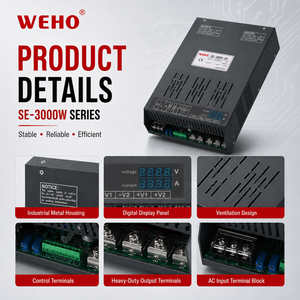 SE-3000 3000W 13.8V 14.6V 27.6V 29.2V 41.4V 43.8V 55.2V 58.4V Cargador para Baterías de Plomo-Ácido y Baterías de Litio Ferrofosfato - Product Image 3