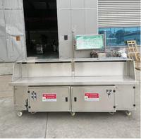 Grill de barbecue rotatif à charbon de bois pour poulet, agneau et kebab, avec moteur à gaz, sans fumée, pour extérieur, avec filtre 3 couches 95% - Vente en gros