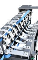 Empileur automatique de boîtes en carton ondulé électrique Jy-450 avec pulvérisation de colle pour l'emballage chimique et alimentaire, machine à pré-plier les boîtes