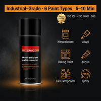 SANVO Décapant de peinture industriel en spray chimique 400ml, décapant de peinture métallique en aérosol, décapant de revêtement époxy, vente en gros OEM