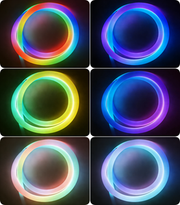 SPI RGB 360 °   Tubo de Neón Flexible LED de 96 Pixeles/m, 5V, 3D, 40mm, IP67, Impermeable, para Exteriores, Interiores, Salas de Exhibición, Torres, Puentes - Product Image 4