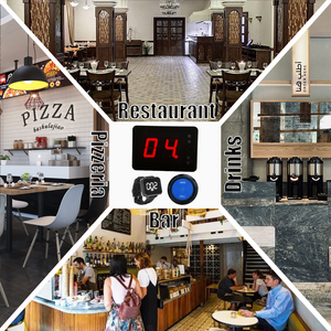 호출기 무선 웨이터 호출 시스템 서비스 부저가 있는 식당 무선 주문을 위한 원격 페이징 시스템 - Product Image 2