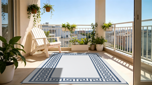 Tapis d'extérieur en polypropylène tissé, grand format, imperméable et réversible, pour patio, jardin, <span class=keywords><strong>camping</strong></span>-<span class=keywords><strong>car</strong></span> et accessoires de <span class=keywords><strong>camping</strong></span> - Product Image 4