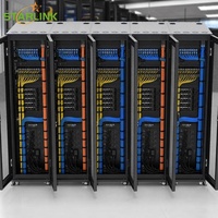 Solution de centre de données modulaire Starlink, centre de données préfabriqué, salle de serveurs avec racks de serveurs et système de refroidissement