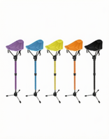 Tabouret de camping d'extérieur pliable en aluminium, siège trépied compact et portable pour camping-car, voyage, camping, pêche, randonnée