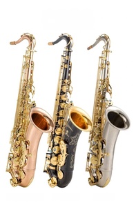 Saxofón Alto Profesional de Latón Antiguo Vintage, <span class=keywords><strong>5</strong></span> Colores Opcionales, Instrumento de Viento Lacado - Product Image 2