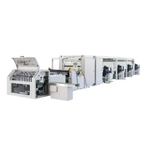 HQJ-1100 A4 Paper Automatic Cutting Machine Production Line With Counting And Conveying Function manufacturing machine