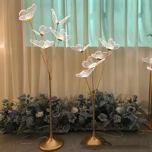 Party Wedding Lighting Decoration Giant LED Butterfly Stage Advertising Flower For Events Decoration Wedding Road Led