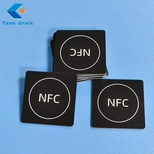 NFC ミニ <span class=keywords><strong>IC</strong></span> スマートカード防水 PVC 電話ステッカーラベル NTAG215 25 × 25 ミリメートル 13.56MHz RFID ISO14443A アクセス制御タグ - Product Image 4