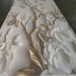 <span class=keywords><strong>Panel</strong></span> dinding <span class=keywords><strong>3D</strong></span>, gaya Modern tahan air PVC lembar marmer untuk kamar mandi dapur gudang & ruang makan dekorasi untuk Interior rumah - Product Image 1