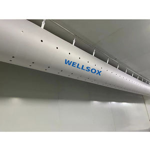 工場ワークショップ用の費用対効果の高いクイックインストールファブリックエアダクト - Product Image 1