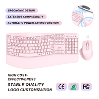 En stock, clavier et souris sans fil 2,4 G, 104 touches, ensemble fin et ergonomique, étanche, vente en gros OEM pour ordinateur portable