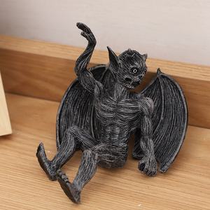 Estatua de monstruo <span class=keywords><strong>fantasma</strong></span> de resina, adornos, alas de demonio de Halloween, decoraciones creativas para el hogar - Product Image 5