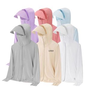 Veste de course imperméable, protection UV, unisexe, pour le sport, la randonnée, la pêche, à capuche, séchage rapide, légère, coupe-vent pour l'extérieur - Product Image 3