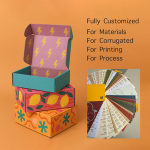 Cajas de Envío de Cartón Corrugado con Logotipo Personalizado, para Ropa, Marca F <span class=keywords><strong>B</strong></span> E-flute, Tipo Avión - Product Image 1
