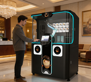 เครื่องชงกาแฟบาริสต้ารุ่นใหม่พร้อมระบบจัดเก็บส่วนผสมจำนว<span class=keywords><strong>นม</strong></span>าก ใช้พลังงาน AI สำหรับการพิมพ์เครื่องดื่ม รองรับ SDK เชื่อมต่อคลาวด์ ทำความสะอาดอัตโนมัติ และมีระบบผสม<span class=keywords><strong>นม</strong></span>ในตัว - Product Image 6