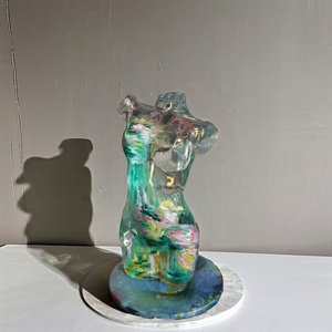 Sculpture de corps de femme <span class=keywords><strong>en</strong></span> résine transparente d'art de décoration intérieure à vendre - Product Image 3