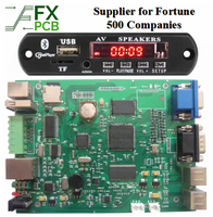Componentes de PCB de Aluminio para Banco de Energía con Procesamiento de Señales Multicapa para Ensamblaje SMT, Amplificador de Audio, Certificado ISO 9001, PCBA