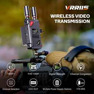 หน้าจอแสดงผลสามารถเปลี่ยนได้ 20 ย่านความถี่ 450M 1500FT เครื่องส่งและรับสัญญาณวิดีโอไร้สาย UVC Out สำหรับการสตรีมสด OBS - Product Image 2