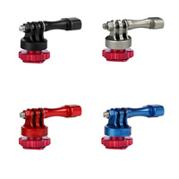Adaptateur de chaussure chaude en aluminium réglable le plus vendu qui peut connecter plusieurs appareils, technologie CNC et vis 1/4 à vis 3/8