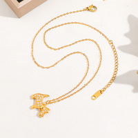 Collier simple et léger avec pendentif chien entièrement pavé scintillant pour femme, bijoux de mode de haute qualité, vente en gros TGXL14782
