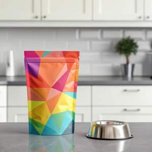 Pochette d'emballage alimentaire debout à fermeture éclair recyclable réutilisable personnalisée - Product Image 4