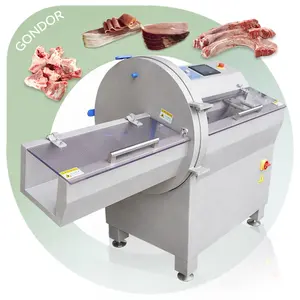 Automatic Ham Frozen Meat Slicer Commercial Sausage Beef Bacon Cutting Machine