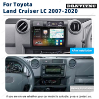 Radio de Coche Android 2K, Reproductor de Video Estéreo, GPS, Carplay, Pantalla Táctil para Toyota Land Cruiser LC70 LC71 LC76 LC78 LC79