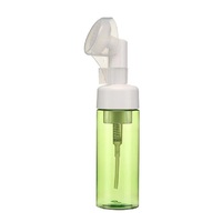 Flacon de soin pour homme professionnel 100ml 120ml 150ml 200ml Flacon transparent avec pompe en mousse de silicone pour nettoyant pour rasoir et lavage de barbe