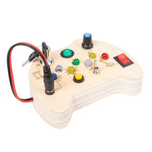 Giáo dục mầm non trẻ em sản phẩm giáo dục mới bận rộn Câu Đố giáo dục sớm tương tự đào tạo chuyển đổi điện tử bận rộn bảng đồ chơi bằng gỗ - Product Image 5