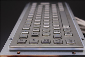 Stainless Steel Industrial Metal Usb Keypad Waterproof IP65 <b>Wired</b> Computer <b>Keyboard</b> for Ce SK2001 Stainless Steel <b>Keyboard</b> SK200 - Product Image 6