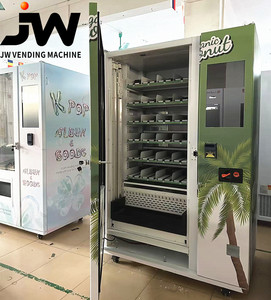 Máquina Expendedora de comida de vino y ensalada de frutas que funciona con monedas de tarjeta automática con máquina expendedora de refrigerador de elevación inteligente Qr Pay - Product Image 1