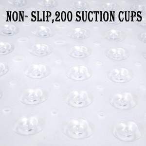 Cf נוסף גדול מכונת כביסה ללא החלקה עם כוסות יניקה עבור דוכן אמבטיה, אמבטיה אמבט ומחצלות אמבט ומחצלות בטיחות מקלחת - Product Image 5