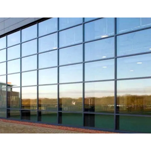 Mur rideau en aluminium teinté de qualité <span class=keywords><strong>prix</strong></span> de gros profilé en aluminium fenêtres et portes pour <span class=keywords><strong>façade</strong></span> de bâtiments - Product Image 1