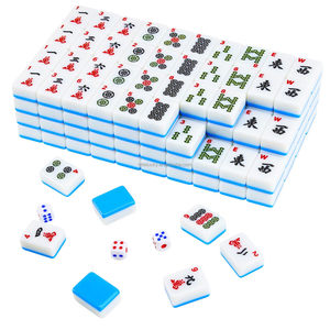 Tuiles de Mahjong américaines personnalisées, de haute qualité et bon marché, 30 mm, 166 pièces, ensemble de Mahjong pour le divertissement - Product Image 1