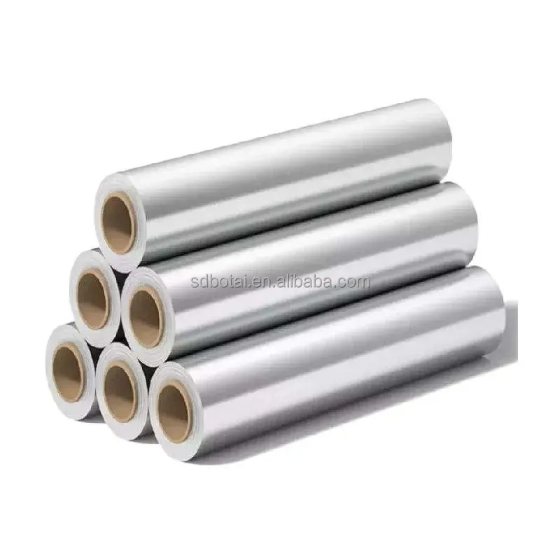 Heavy Duty 18 Microns Thick Non-Stick Aluminum Foil Wrap 1inchx65ft Foil Aluminum Roll Printed Aluminum Foil