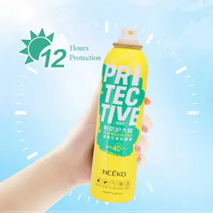 Private Label NCEKO Fresh Sunscreen Spray Mist SPF40 PA+++ Oil-Free Mineral-Based Zinc Oxide Formula Face Protection for Adults